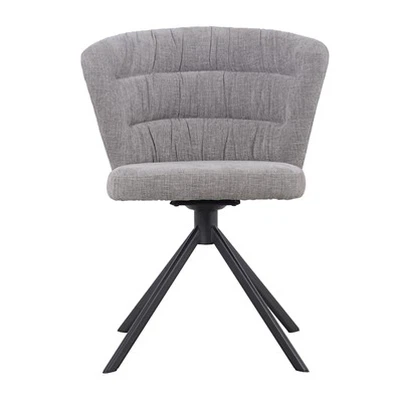 Stort ryglæn roterende spisestuestol